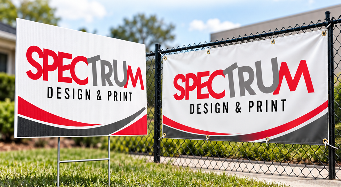 Large format banner printing